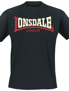 T-Shirt - Two Tone - XL bis 3XL - für Männer - Größe XL - schwarz - Männer - male - Lonsdale London - FashionsVida