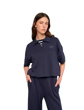 T-shirt à Manches Courtes 21012900 Blue XS - Salsa Jeans - FashionsVida