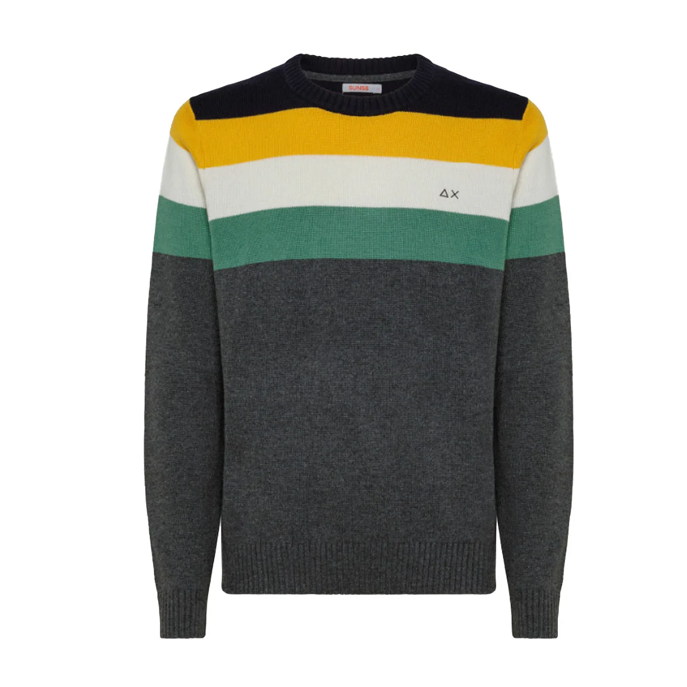Round Stripes On Top 47 Grigio Scuro K42148 - Sun68 - FashionsVida