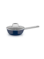 Multi-pentola con coperchio Fusiontec Mineral Pro 22cm Tim Raue Blu Scuro blu