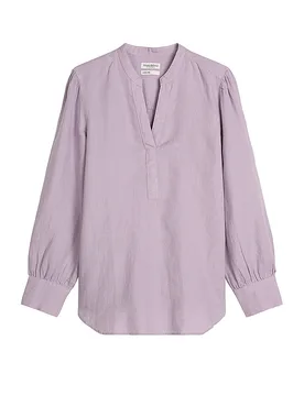 Blusa de lino morado 34 - Marc O'Polo - FashionsVida