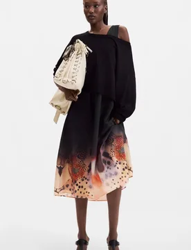 Desigual - Vestido midi 2 en 1 - Desigual - FashionsVida