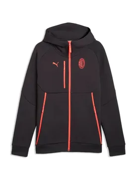 Milan AC Kapuzensweatshirt mit Reißverschluss 2026/27 - Marron - male - Size: S - Puma - FashionsVida