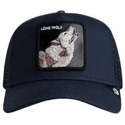 Schirmmütze Cappellino Uomo Lone Wolf Trucker Edge Einheitsgrösse Male
