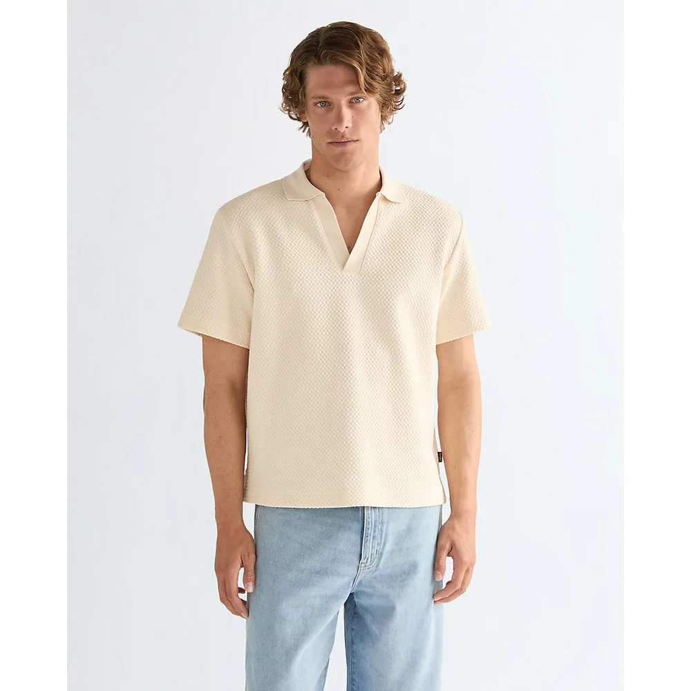 Polo de hombre en jersey de manga corte y corte relaxed - Wrangler - FashionsVida