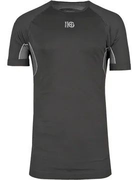 Eleven camiseta térmica manga corta hombre Negro (XXL) - Sporthg - FashionsVida