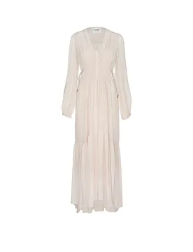 Maxi-robe BRIANE beige 42 - Marant Etoile - FashionsVida