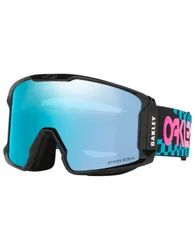 Skibrille Line Miner L Chex Black Prizm Sapphire Rosa