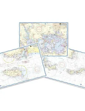 Le Croisic-nantes-porni Marine Chart Blue / White One Size unisex - Plastimo - FashionsVida