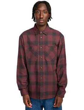 Chemise à Manches Longues Compass Decadent Chocolate Plaid S - Element - FashionsVida