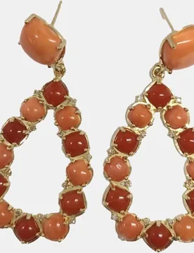 Pendientes de oro, diamantes y - Romo Designs - FashionsVida