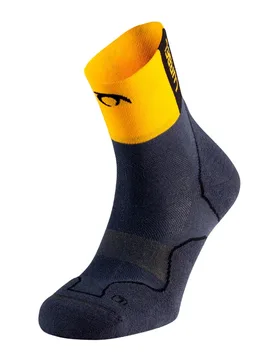 Calzini Corti Desafio Four Dark Grey / Yellow EU 36-38 - Lurbel - FashionsVida