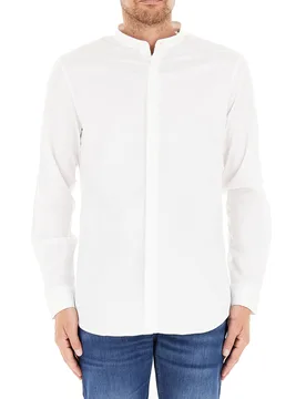 Camicia alla coreana BIANCO XS - Armani exchange - FashionsVida