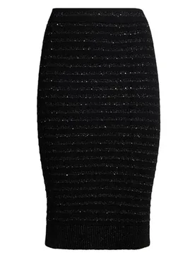 Midi-Rock Damen Schwarz 36 Damen - NO SECRETS - FashionsVida