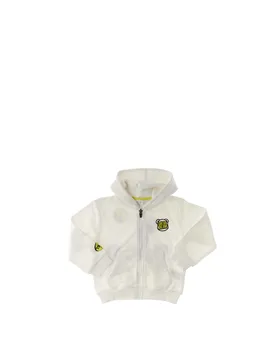 IDO Felpa con zip BIANCO 8A - iDO - FashionsVida