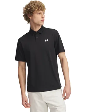 Polo T2G Pique, schwarz l - Under armour - FashionsVida