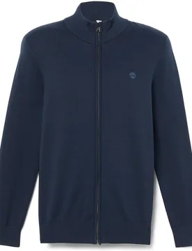 Cárdigan de punto de algodón de hombre con cremallera - Timberland - FashionsVida