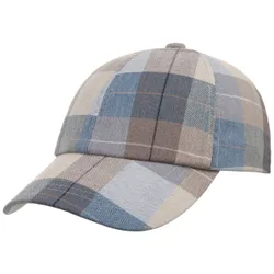 Light Summer Check Cap by - blue - Female - Size: One Size