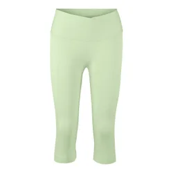 Komfort-Capri-Leggings "Leonie" gruen L Damen