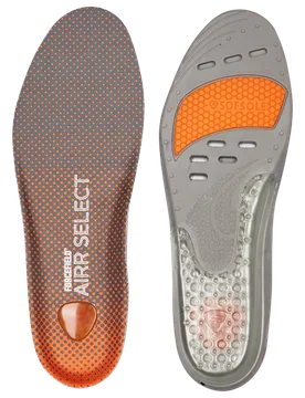Airr Select Unisex Insoles - Black - Size 11-12 - Gel Insole - Black - Size: 11-12 - Forcefield - FashionsVida