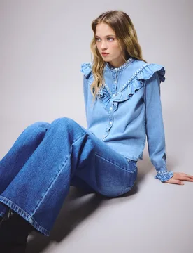 Camisa denim de mujer - Green Coast - FashionsVida