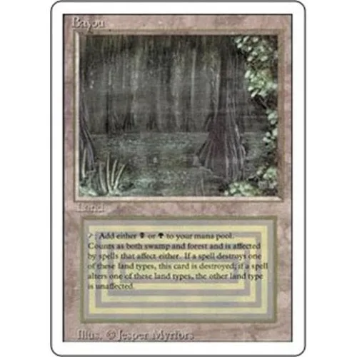 Bayou Revised (3rd Edition) - Magic: The Gathering - FashionsVida