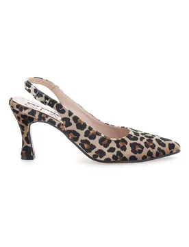 Décolleté da donna leopardato con cinturino slingback 31441 38 - PITTARELLO GLAM - FashionsVida
