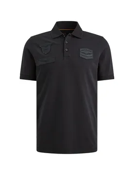 Fine pique badge male - M - FashionsVida