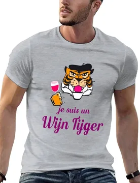 New je suis un wijntijger| Perfect Gift T-Shirt Short sleeve sublime t shirt Blouse mens clothing - Aliexpress - FashionsVida