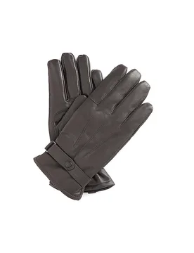 Guantes de cuero marrón L - Barbour - FashionsVida
