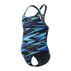 Hyperboom Allover Medalist Swimsuit Cobalt Pop 5-6 Years Girls