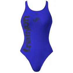 Triathlon Pro Resist Swimsuit Blue / Black XL Women