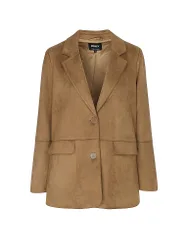 Chaqueta efecto piel ONLDIANE marrón claro L