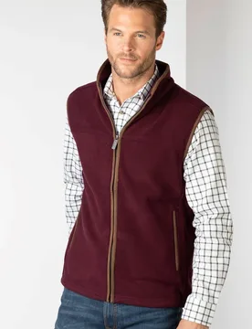 Huggate Mens Premium Fleece Waistcoat - Rydale - FashionsVida