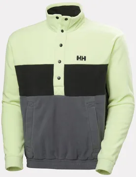 Men’s Daybreaker Hugg Snap Fleece Green M - Washed Lime Green - Male - Helly Hansen - FashionsVida