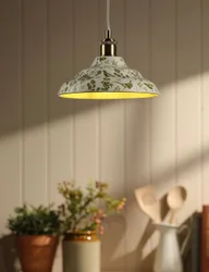 Audley Ceramic Pendant Light White Mix