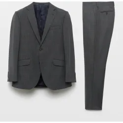 Traje de hombre vestir gales fit slim