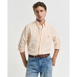Camisa de hombre de algodón con diseño de rayas Tallas Grandes