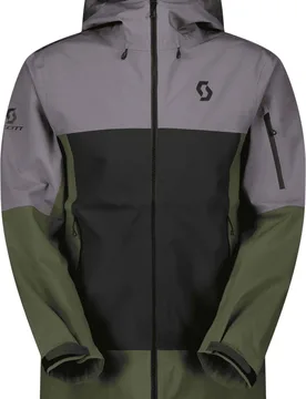 Wetterschutzjacke 3 Schichten Explorair 3L Jacket M Evening Grey Black für Herren Größe XL Grau - Scott - FashionsVida