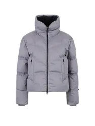 Chaqueta de esquí de plumón para mujer con aspecto melange gris 42