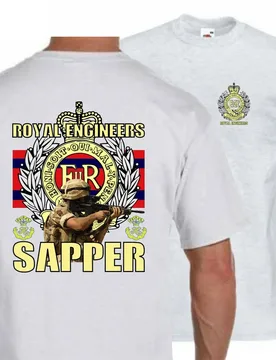 British Army Royal Engineers Sapper T-Shirt 100% Cotton O-Neck Short Sleeve Summer Casual Mens T-shirt Streetwear - Aliexpress - FashionsVida