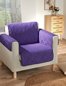 Sesselschoner lila, 58 x 179 cm - 3Pagen - FashionsVida