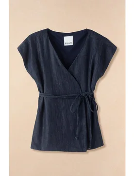 Chaleco de mujer denim y midi - Bimani - FashionsVida
