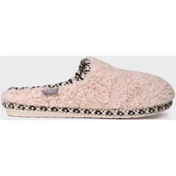 Zapatillas de casa cerradas de mujer de borrego