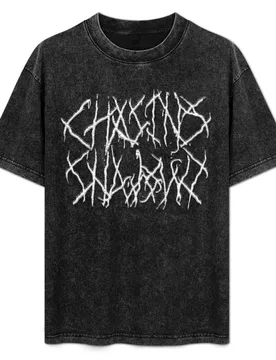 Chasing Shadows black metal logo Finding Dystopia Merch T-Shirt Work Outdoor T-Shirt for Men - Aliexpress - FashionsVida