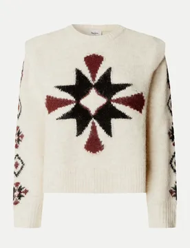 Strickpullover AUDREY Beige S - Pepe jeans - FashionsVida