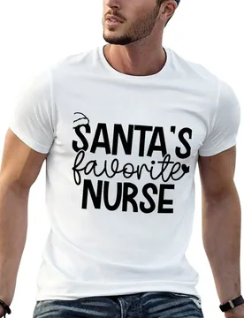 Santa's Favorite Nurse T-Shirt Performance Workout Short Sleeve Tee - Aliexpress - FashionsVida