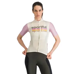 Maglia A Maniche Corte Supergiara Logo 2 Cream