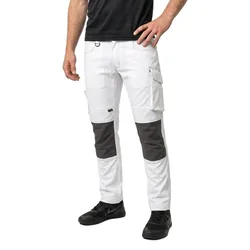 Pantalon De Travail Unique 12179 White / Dark Anthracite 64
