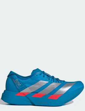 SCARPE ADIZERO ADIOS PRO 4 46 Solar Blue / Silver Metallic / Lucid Red - Adidas - FashionsVida